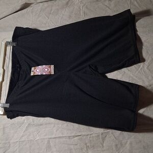 Bike shorts black ribbed size 24